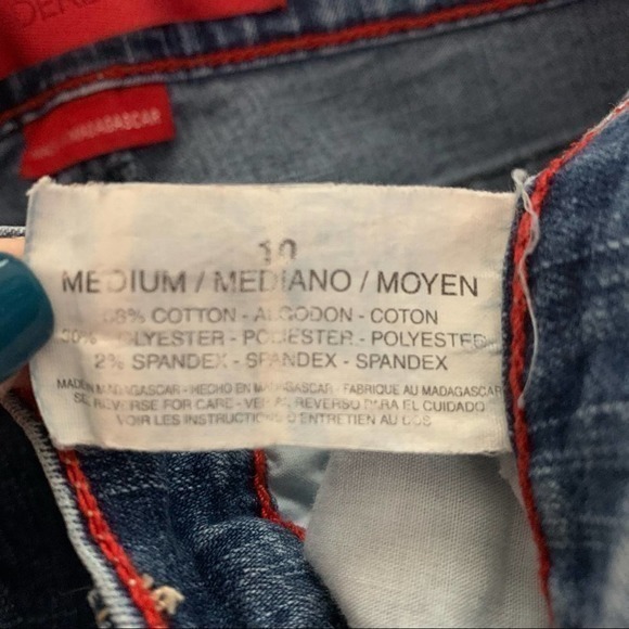 GLORIA VANDERBILT Blue Denim Stretch Boot Cut Jeans - Picture 12 of 12